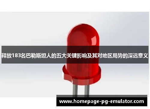 释放183名巴勒斯坦人的五大关键影响及其对地区局势的深远意义